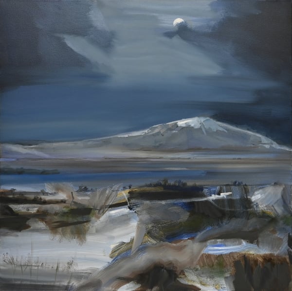 SIMON ANDREW West Coast Winter, 2023 oil on canvas 36 x 36 in.
