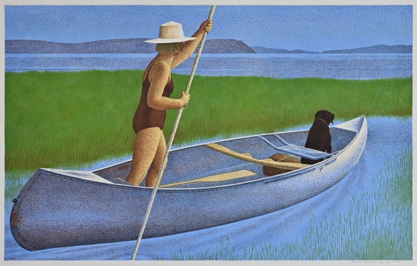 ALEX COLVILLE, Woman, Dog and Canoe, 1982