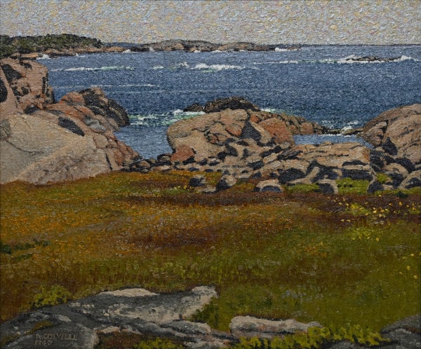 peggy's cove, shoreline by alex colville