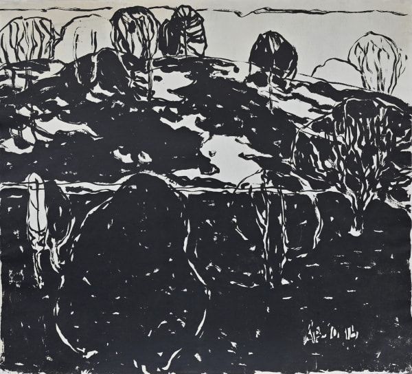 DAVID MILNE, Landscape with Trees , c. 1915-17