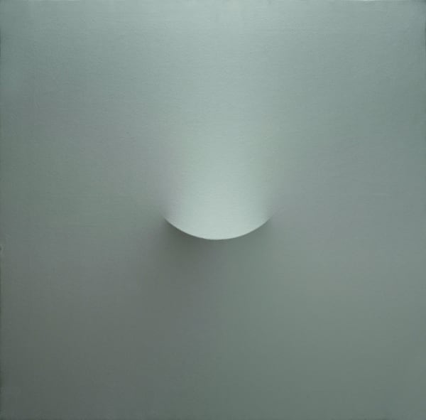 Turi Simeti Un ovale argento, 2002