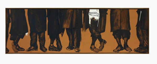 Aldo Mondino Sit-in a Mea Shearim, 1989