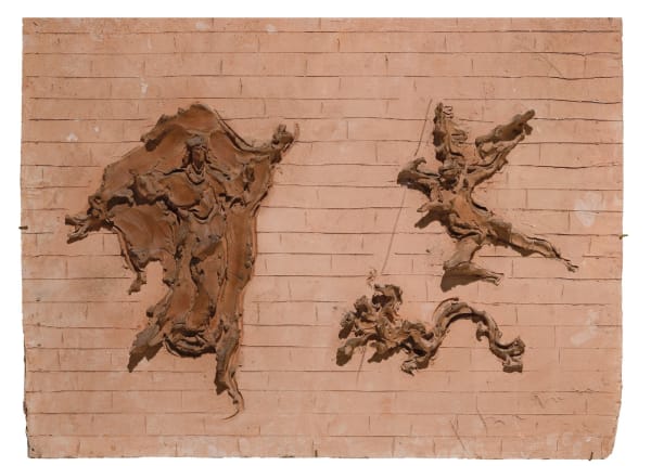 Lucio Fontana Madonna Assunta e San Michele Arcangelo (study), 1958