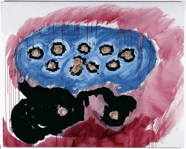 Mario Merz, Untitled, Blue Blotch, 1982