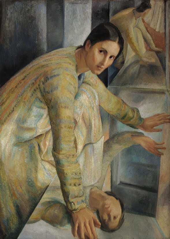 Ferruccio Ferrazzi, Orizia agli specchi, 1925