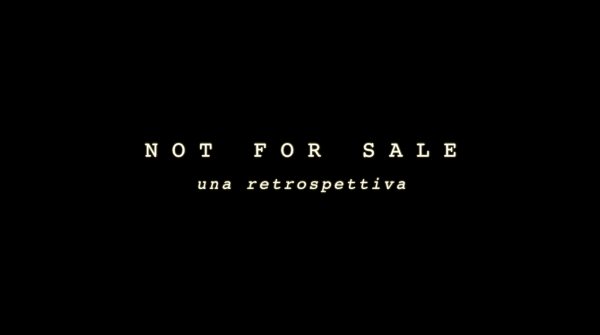 Not for Sale: a Retrospective