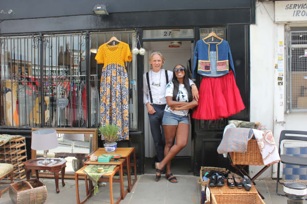 Davidaire and Owen, Vintage Shop, 27 Tanner’s Hill, Photo by Mark Shackleton, 2022
