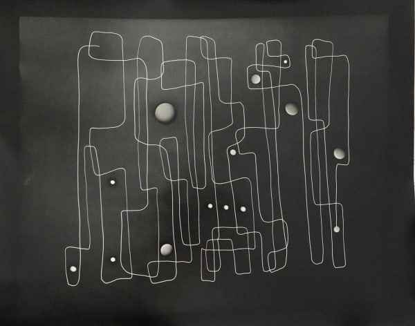 M G Jackson, Unique Silver Gelatin Luminogram, Selenium toned, Untitled #2, Series: The Land, 2020