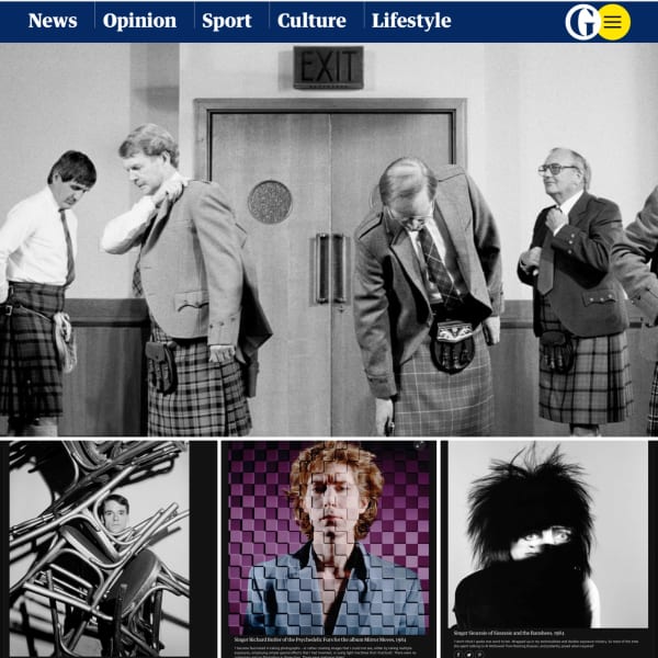 Iggy, Siouxsie … and businessmen in kilts: Brian Griffin's stellar shots – in pictures - The Guardian