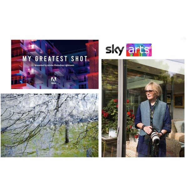 Valda Bailey, Sky Arts, Blossom Blizzard, print on glass, my greatest shot, news at MMX Gallery, gallery artist on tv