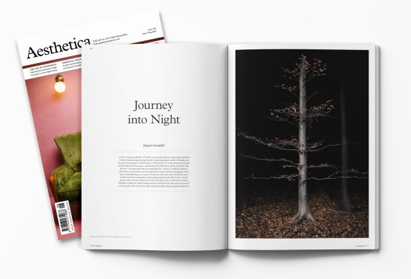 Jasper Goodall, Aesthetica magazine feature, Journey into Night, MMX Gallery press