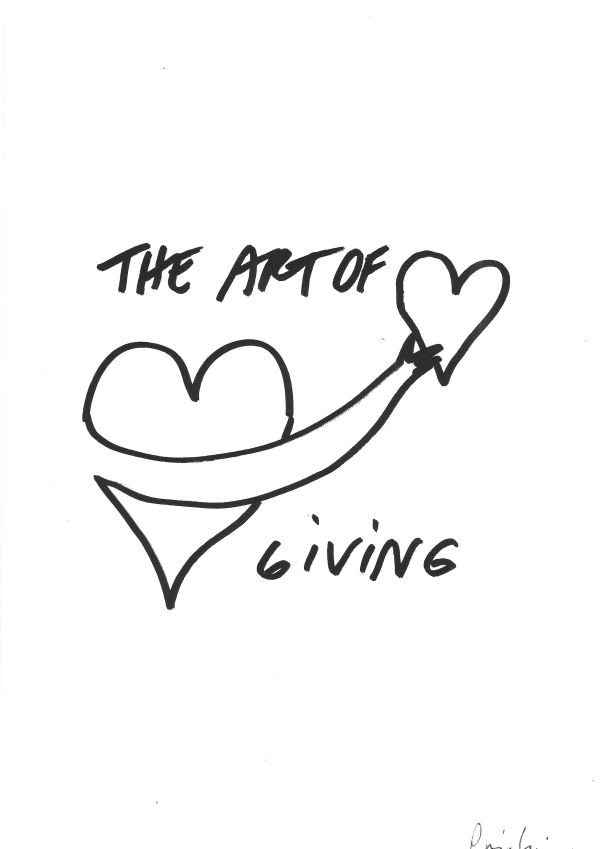 Dan Perjovschi The Art Of Giving 2019 Ink On Paper Framed 21 X 29 Cm Price 650 Euro