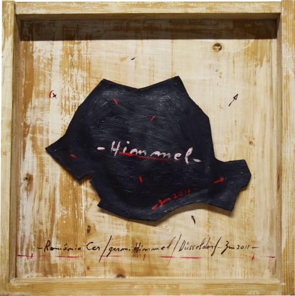 Marian Zidaru Rom Nia Cer 2011 Oil On Canvas In Wooden Box 50 X 50 Cm Price 1200 Euro