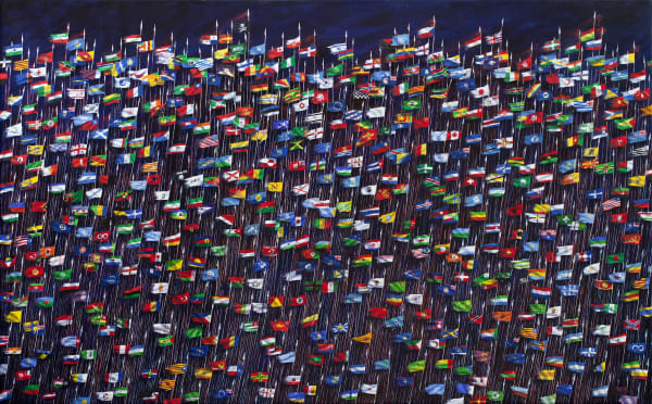 There Is No Sign 2014 Oil On Canvas 150X242Cm