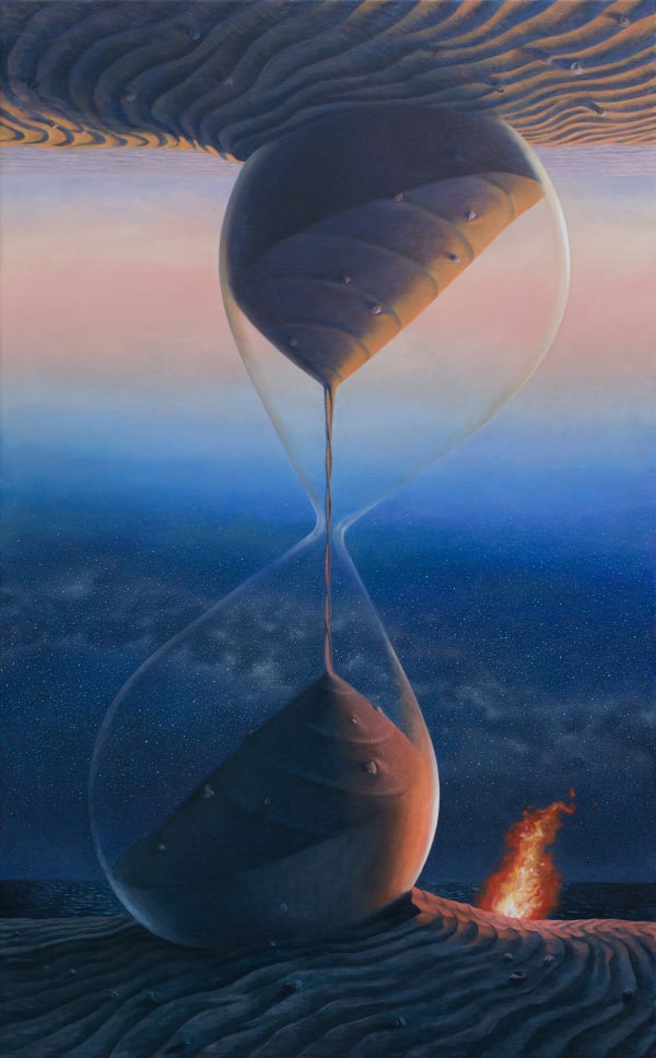 There Is No Time 2015 Oil On Canvas 242X150Cm