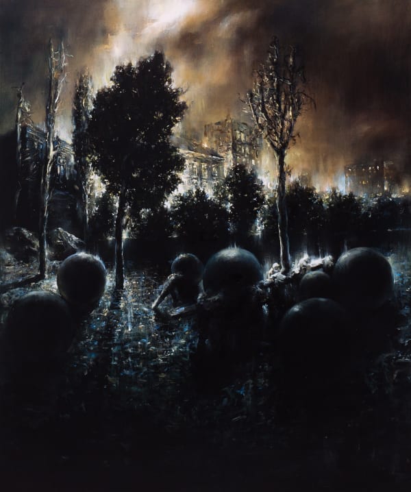 This Place Can Be Anywhere Oil On Canvas 100 X 120 Cm 2016