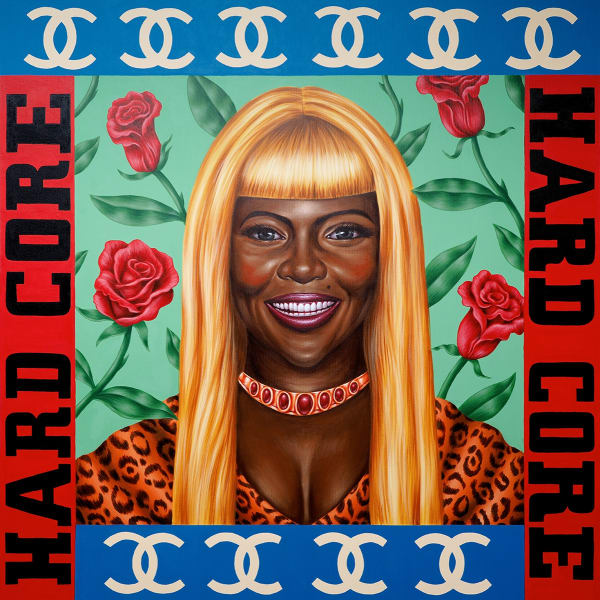 Lil Kim, 2020, acrylic on canvas, 120 x 120 cm