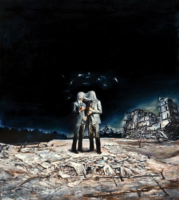 Twins 2012 Oil On Canvas H 80 X W 70 C