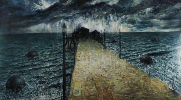 The Great Escape, 2016, oil on canvas, 137 x 240 cm