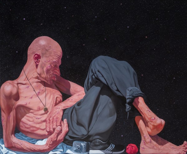 ROMAN TOLICI Job 2018 oil on canvas 200 x 242 cm