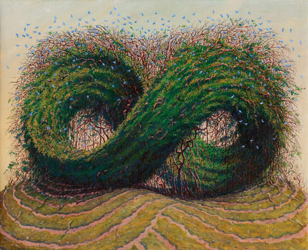 ROMAN TOLICI There Is No Death 2014 oil on canvas 48 x 59 cm