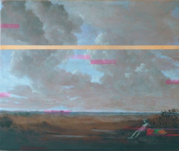 Sean Molloy Primavera Oil, ink & sgrafitto on canvas 25 x 30 cm