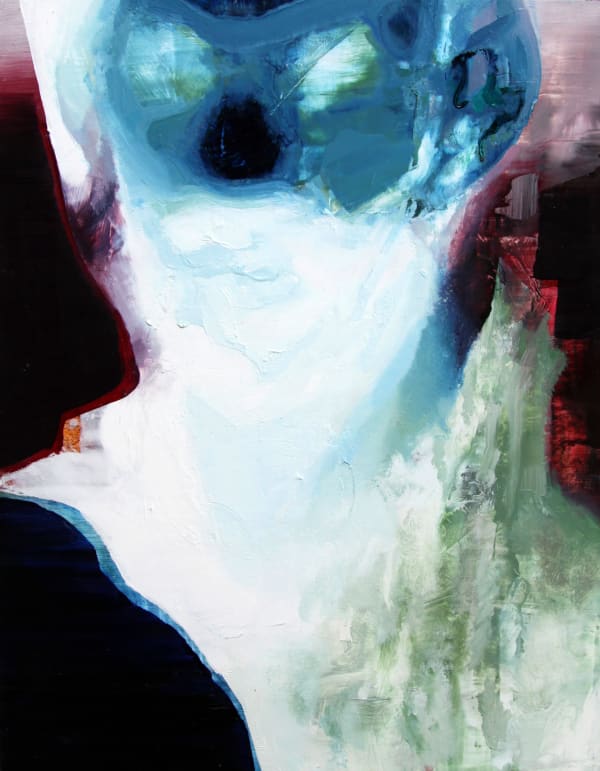 Cian McLoughlin Tronie - Invert head Oil on canvas 18 x 14 inches