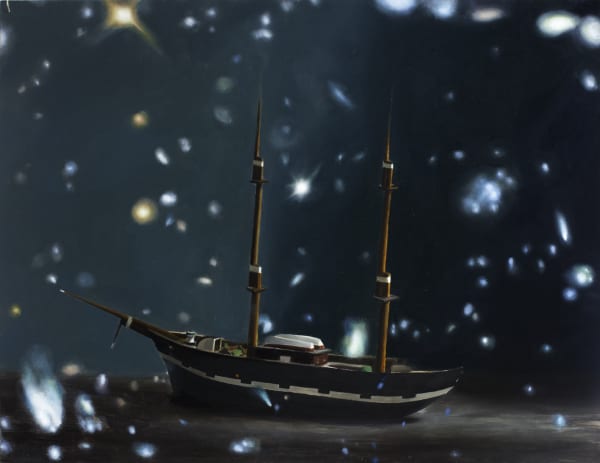 Patrick Redmond Model Oil on gesso panel 35 x 45 cm