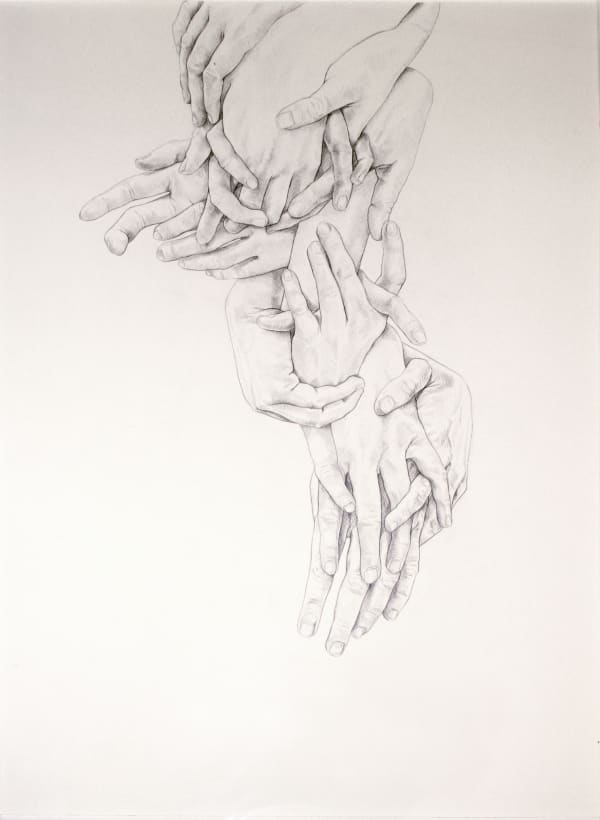 Vera Klute Cluster I Pencil on paper 74 x 56cm