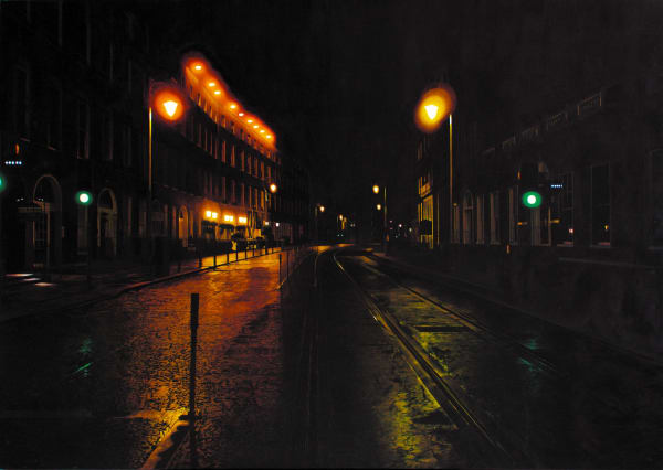 Francis Matthews Harcourt St Oil on canvas 80 x 120 cm