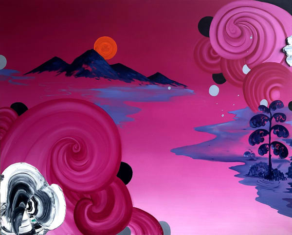 Jane Rainey Crossing Oil on canvas 120 x 150 cm