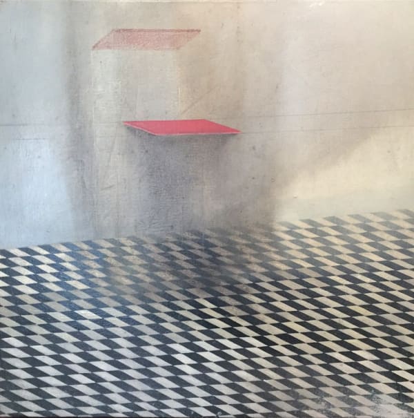 Gillian Lawler Platform Oil on canvas 50 x 50cm