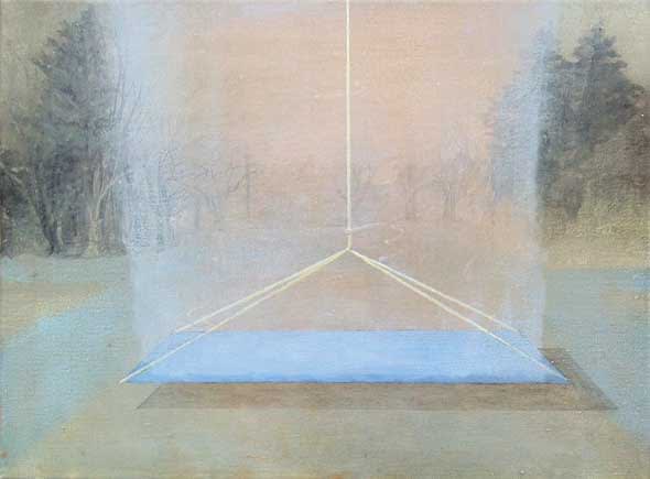 Gillian Lawler Relocation Oil on canvas 30 x 40cm