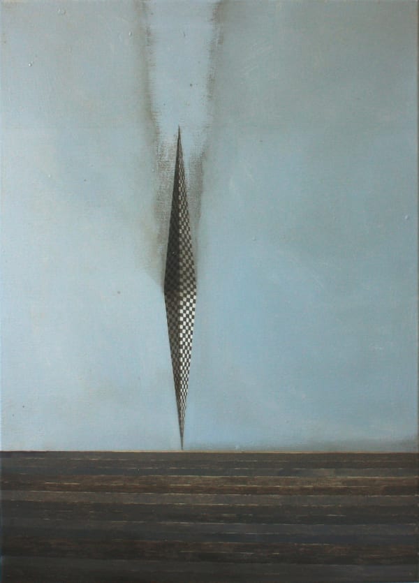 Gillian Lawler Tower II Oil on canvas 70 x 50cm