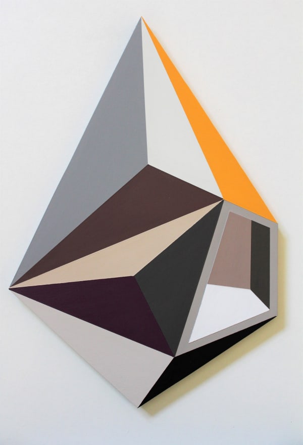 Megan Burns, Altered space 0.15, emulsion on board, 44 x 30.5 cm