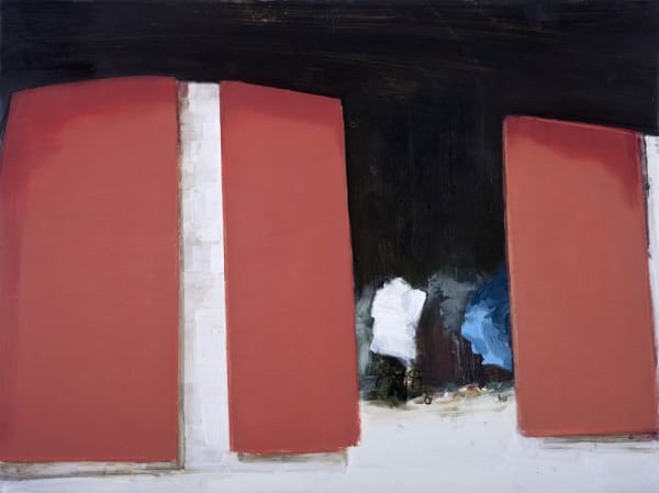 Conor Foy Red Oil on board 45 x 60 cm