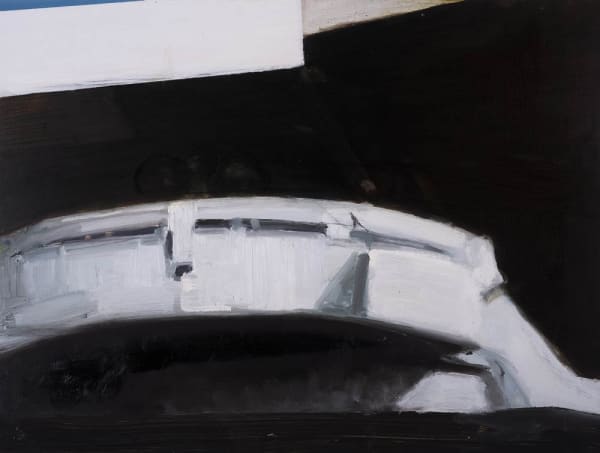 Conor Foy Balcony 2 Oil on board 45 x 60 cm