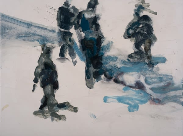 Conor Foy Blue River Oil on board 45 x 60 cm