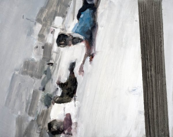 Conor Foy Black Band Oil on board 23 x 35 cm