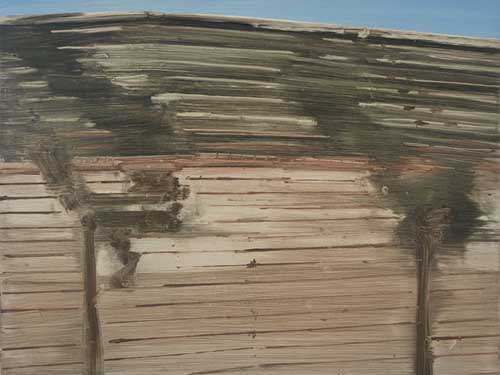 Conor Foy Wall 2 Oil on board 45 x 60 cm