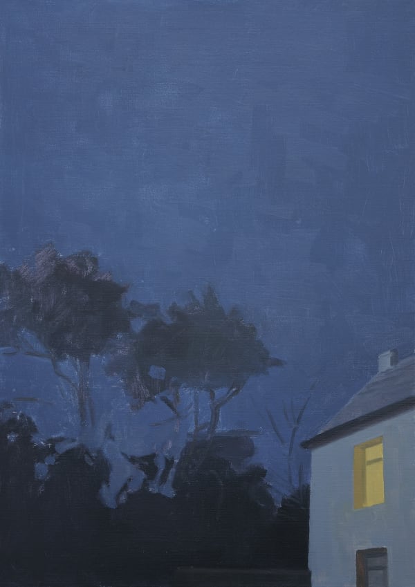 Maeve McCarthy Night home Oil on linen 70 x 50 cm