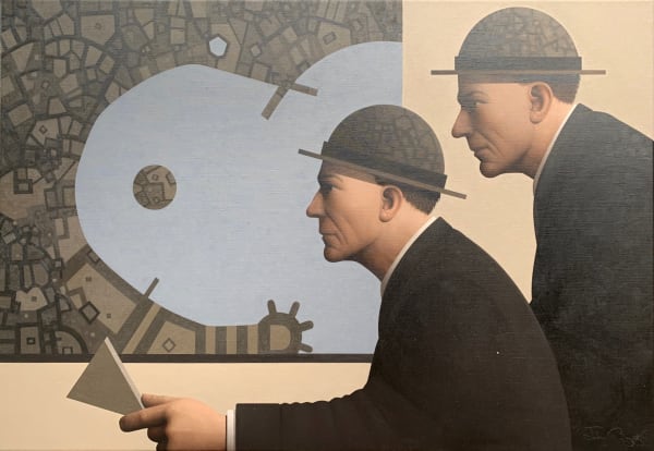 John Boyd Defining uncertainty (Terra incognita II) Oil on canvas 50 x 75 cm