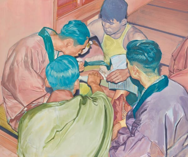 Shane Berkery - Three grey suits, 2023