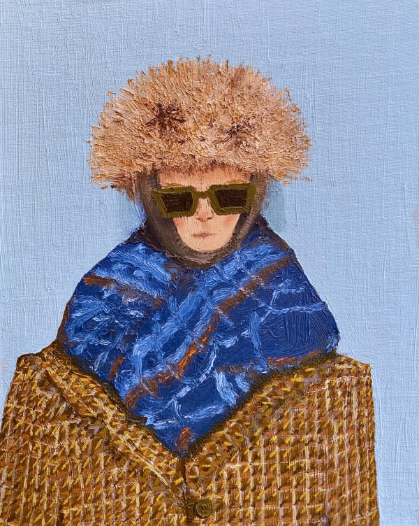 Mollie Douthit For me Oil on panel 35 x 25cm