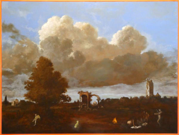 Sean Molloy The Purlieu Man Oil on canvas 90 x 120 cm