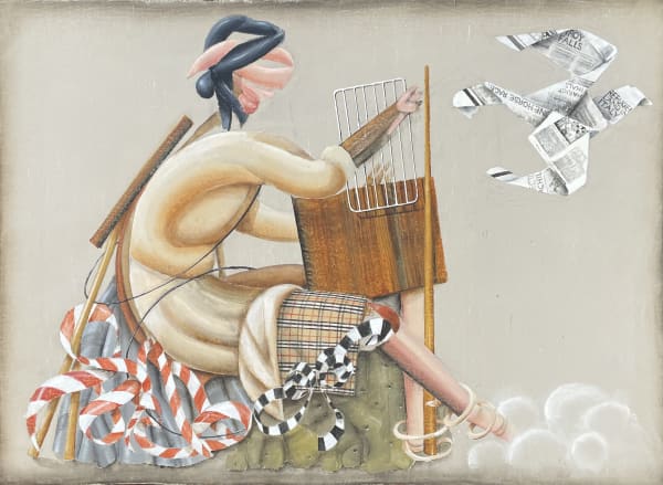 John Kindness Study for Demodicus Oil on canvas 42 x 59cm