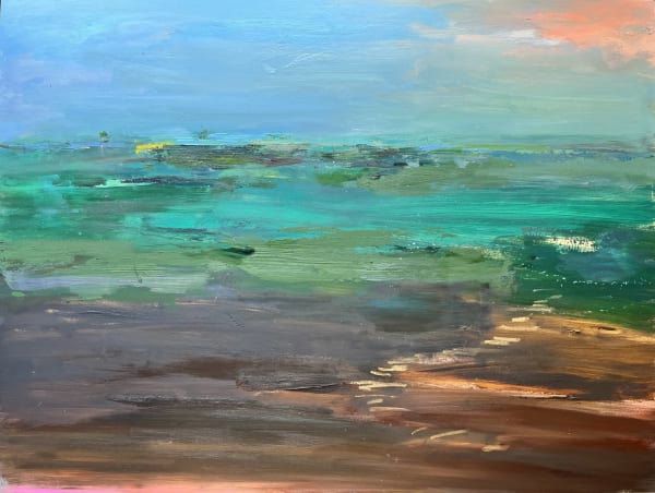 Gabhann Dunne A cathedral of moss Oil on gesso panel 60 x 80cm