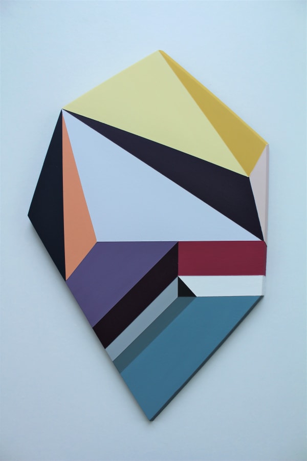 Megan Burns Altered space 0.29 Household & acrylic paint on board 43 x 28 cm