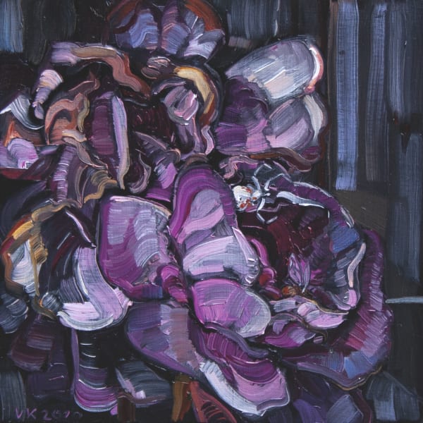 Vera Klute Spider, 2020 Oil on board 19.5 x 19.5 x 5 cm