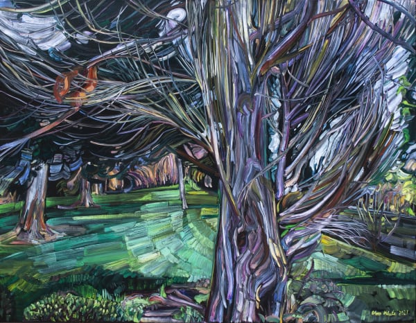 Vera Klute Fan Oil on Linen 90 x 120cm